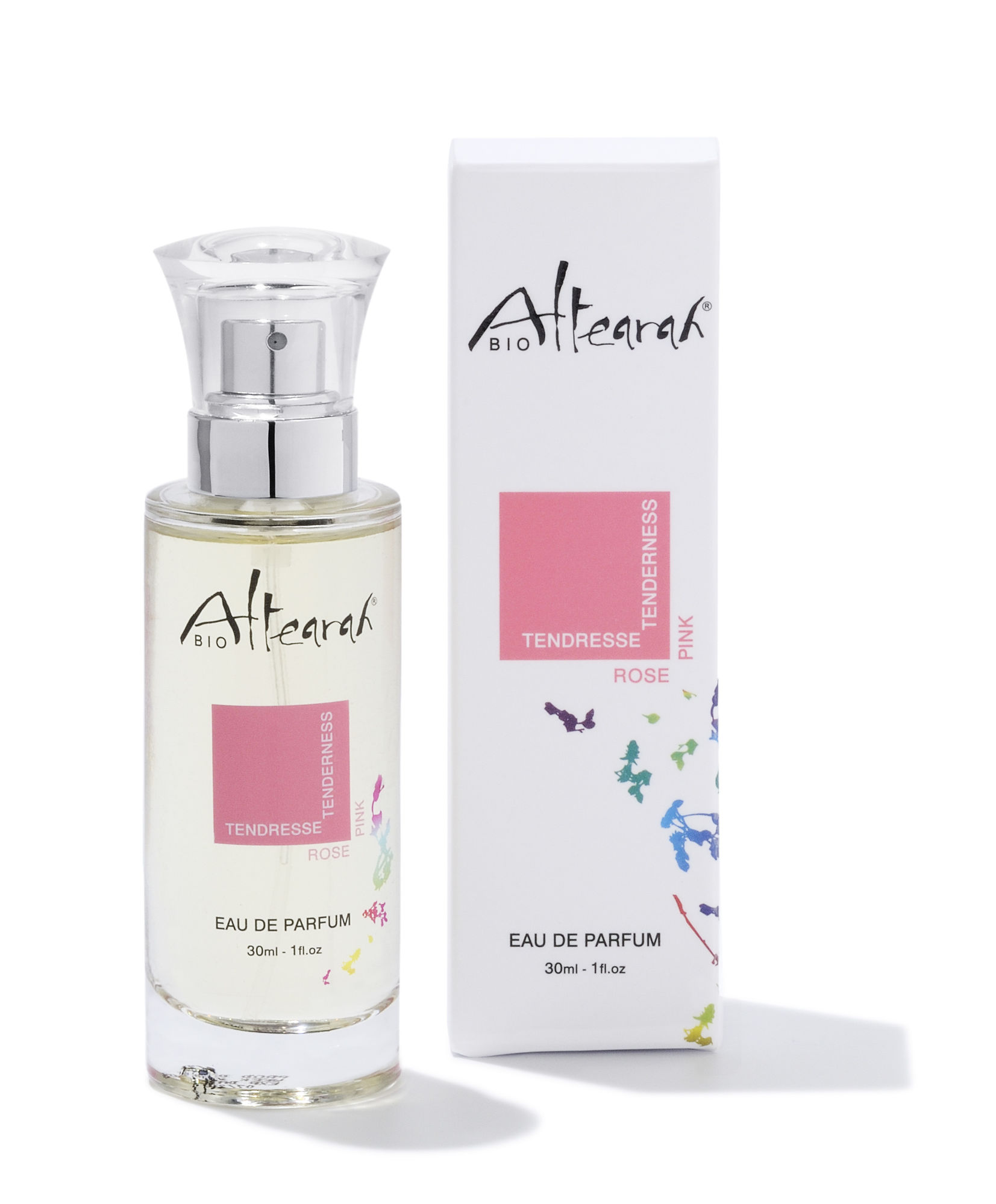 parfém růžová altearah bio.